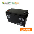 Батарея глубокого цикла Bluesun 12v 65ah 150ah 200ah солнечная гелевая батарея для телекоммуникационной башни